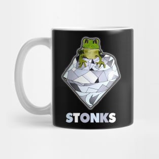 Stonks Frog Mug
